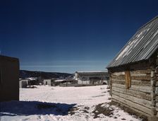 Village of Trampas, Taos County, New Mexico, 1943. Creator: John Collier