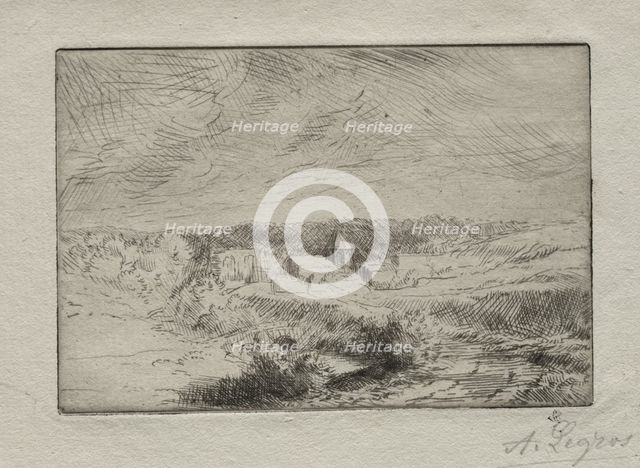 Village of Wimille, near Boulogne. Creator: Alphonse Legros (French, 1837-1911).