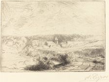 Village of Wimille, near Boulogne (Village de Wimille, pres Boulogne). Creator: Alphonse Legros