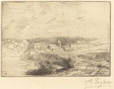 Village of Wimille, near Boulogne (Village de Wimille, pres Boulogne). Creator: Alphonse Legros