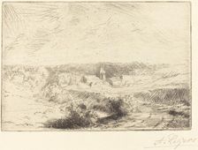 Village of Wimille, near Boulogne (Village de Wimille, pres Boulogne). Creator: Alphonse Legros