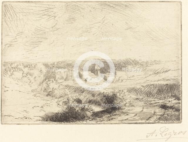 Village of Wimille, near Boulogne (Village de Wimille, pres Boulogne). Creator: Alphonse Legros.