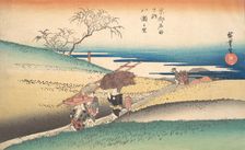 Village of Yase, ca. 1832., ca. 1832. Creator: Ando Hiroshige