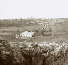 Village of Damloup, northern France, c1914-c1918