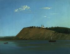 Village of Filinsk on the Right Bank of the Irtysh, 1883. Creator: Pavel Mikhailovich Kosharov