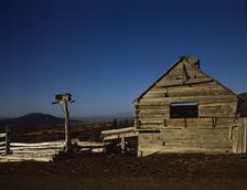 Village of La Alama, near Questa, Taos Co., New Mexico, 1943. Creator: John Collier
