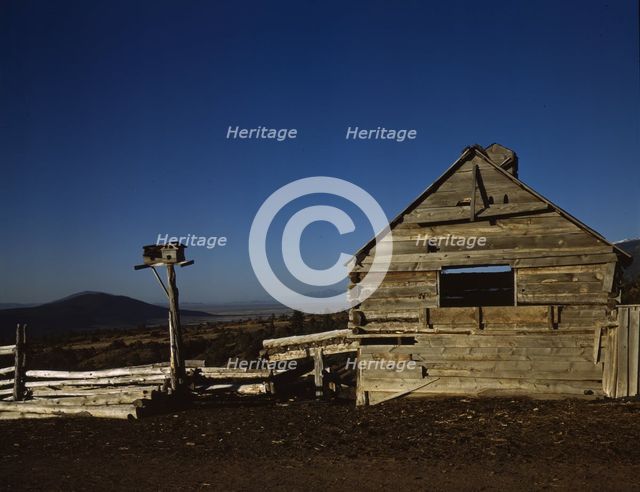 Village of La Alama, near Questa, Taos Co., New Mexico, 1943. Creator: John Collier.