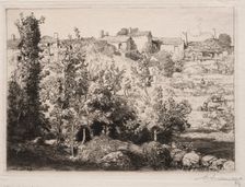 Village of Meule, 1907. Creator: Auguste Louis Lepère (French, 1849-1918)
