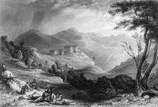 Village of Naree 1838. Creator: George Francis White