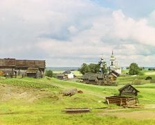 Village of Paltoga [Russian Empire], 1909. Creator: Sergey Mikhaylovich Prokudin-Gorsky