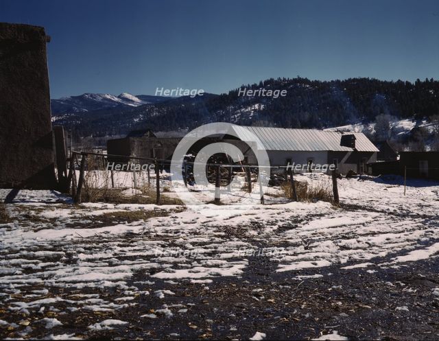 Village of Placita near Penasco, Taos Co., New Mexico, 1943. Creator: John Collier.