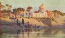 Village of Shinbab on the Lower Nile c1880, (1904). Artist: Robert George Talbot Kelly