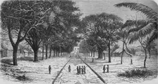Village on the West Coast of Africa c1880
