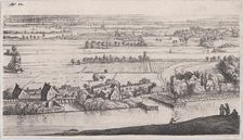 Village on a River, 17th century. Creator: Jan Ruischer
