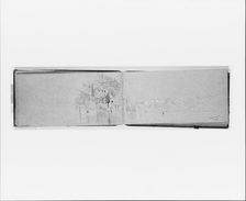 Village on Lake Como: May 1, 1869 (verso, from sketchbook), 1869. Creator: Jervis McEntee