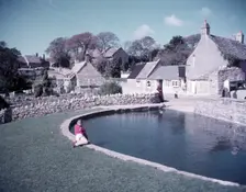 Village pond, Worth Matravers, Dorset, c1955. Creator: Arthur Charles Kirby Ware