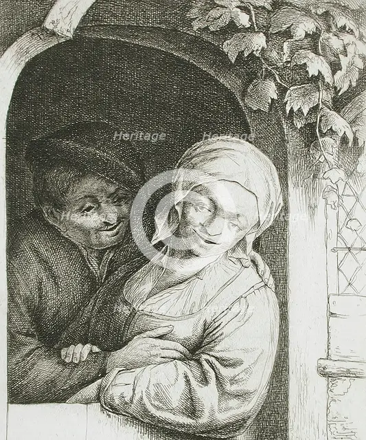 Village Romance, 1667. Creator: Adriaen van Ostade.
