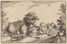 Village Road. Creator: Claes Jansz Visscher