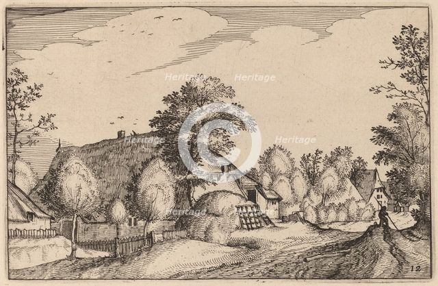 Village Road. Creator: Claes Jansz Visscher.