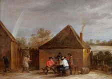 Village Scene, about 1640. Creator: David Teniers II