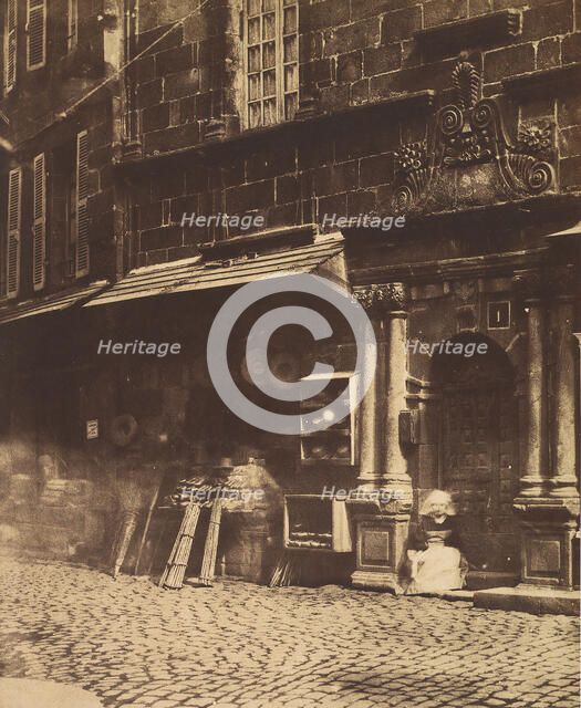 [Village Scene, Brittany], ca. 1854. Creator: Louis-Rémy Robert.