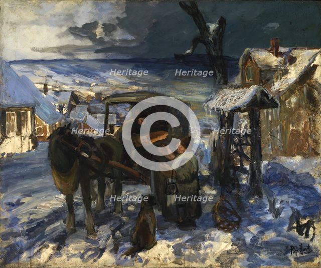 Village Scene, late 19th-early 20th century. Creator: George Overbury Hart.