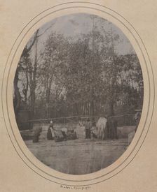 Village Scene (Southern France), c. 1853. Creator: André-Adolphe-Eugène Disdéri (French, 1819-1889)