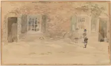 Village Shop, Chelsea, 1883/1884. Creator: James Abbott McNeill Whistler