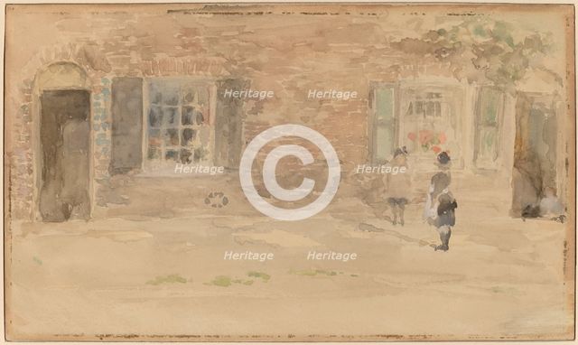 Village Shop, Chelsea, 1883/1884. Creator: James Abbott McNeill Whistler.