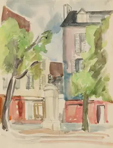 Village Square, 1935-1940. Creator: Anny Dollschein