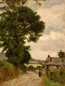 Village street, 1873. Creator: Gauguin, Paul Eugéne Henri (1848-1903)