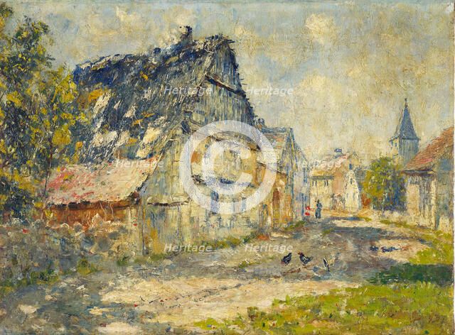 Village Street in Ehringsdorf near Weimar, 1893. Creator: Christian Rohlfs.