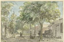 Village street in Lage Vuursche, 1800. Creator: Juriaan Andriessen