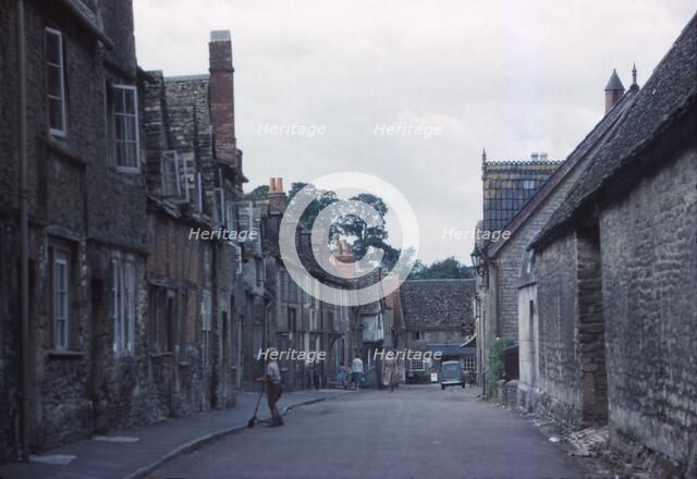 Village Street, Lacock, Wiltshire, c1960. Artist: CM Dixon.