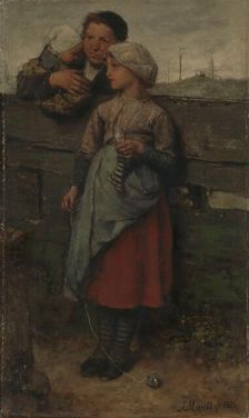 Villagers, 1872. Creator: Jacob Henricus Maris