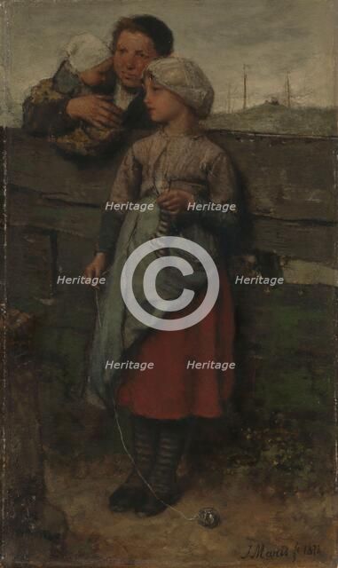 Villagers, 1872. Creator: Jacob Henricus Maris.