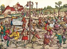 Villagers Celebration c1530, 1949. Artist: Nikolaus Meldemann