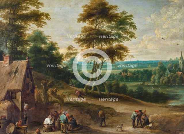 Villagers' Lunch, c1660. Creator: David Teniers II.