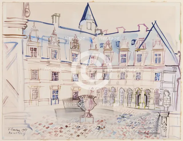 Villandry, 1937. Creator: Raoul Dufy.
