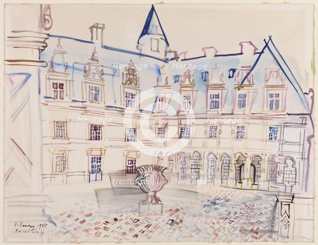 Villandry, 1937. Creator: Raoul Dufy.