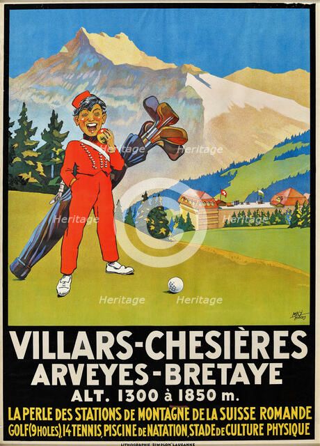 Villars-Chesières, 1925. Creator: May; Walther von (1876-1942).