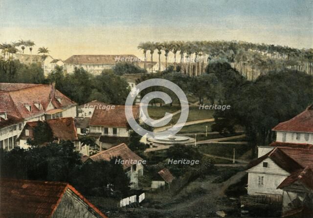'Ville De Cayenne (Place D'Armes)', (Town of Cayenne), 1900. Creator: Unknown.