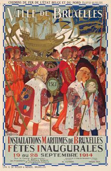 Ville de Bruxelles - Fêtes Inaugurales, 1914. Creator: Fernand Toussaint