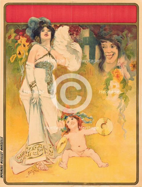 Ville de Marseille - Fêtes Mi Carême, c1898. Creator: Satgé, Émile (1867-1947).