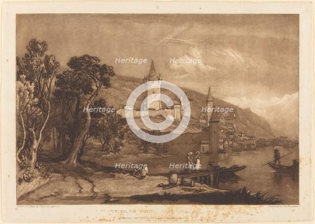 Ville de Thun, published 1816. Creator: JMW Turner.