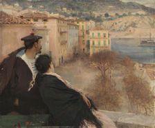 Villefranche Harbour, Nice, 1894. Creator: Jules-Alexis Muenier