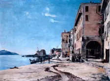Villefranche-sur-mer 1891. Artist: Emmanuel Lansyer