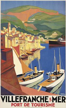 Villefranche sur Mer, c1930. Creator: Broders, Roger (1883-1953)