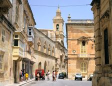 Villegangrios Street, Mdina, Malta. Creator: Peter Thompson