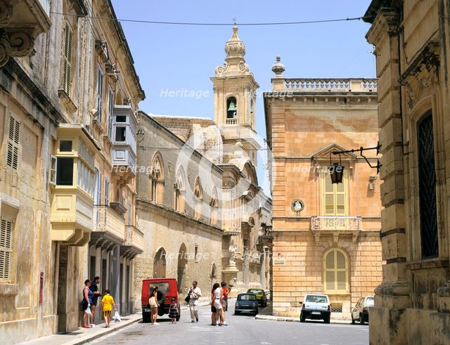 Villegangrios Street, Mdina, Malta. Creator: Peter Thompson.